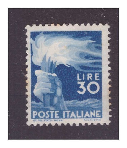 Democratica 1945 lire 30 - ,
