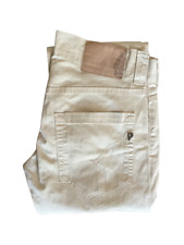 DONDUP Pantalone da donna P191 986 MUSIC Pants Trouser Vita Bassa Beige Size 25