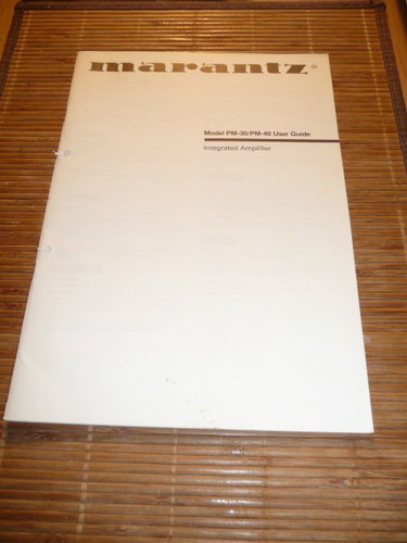 Owner manuale per marantz - owner's,