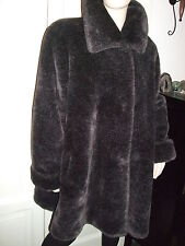 PELLICCIA ECOLOGICA SINTETICA ECO FAUX FUR PELZ CASTORO CASTORINO BEAVER 46-50 