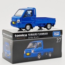 Mini camion Subaru Sambar blu 1:64 in lega pressofuso modellino furgone collezione