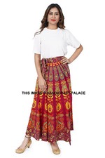 Gonna Lunga In Cotone Stampata