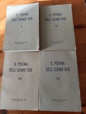 il Poema dell'Uomo Dio, tip. ed. M.Pisani, p. ediz.(4 volumi). Maria Valtorta 