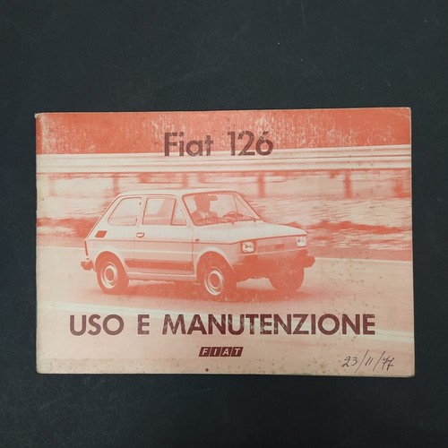 Libretto uso manutenzione - uso,