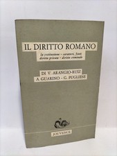 Il diritto romano - la costituzione, caratteri... - V. Arangio-Ruiz - Jouvence
