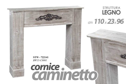 Cornice camino finto - camino,