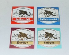 4 Etichette Birra BRAUEREI
