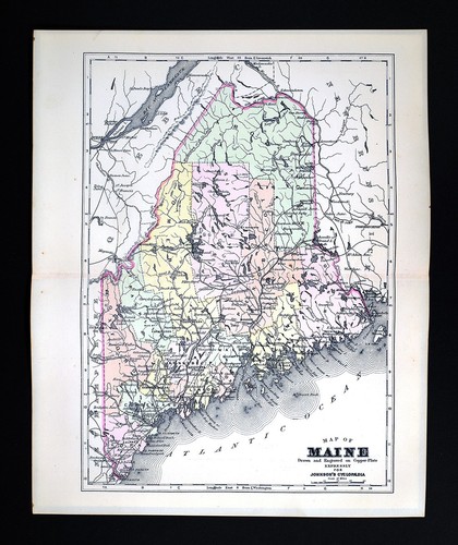 Mappa johnson 1896 maine - johnson,