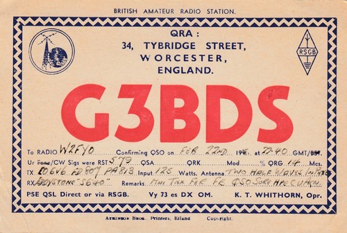 Carte qsl ephemera vintage - ephemera,