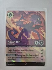 Lorcana MADAM MIM Purple Dragon Enchanted -208/204 -  Perfetta
