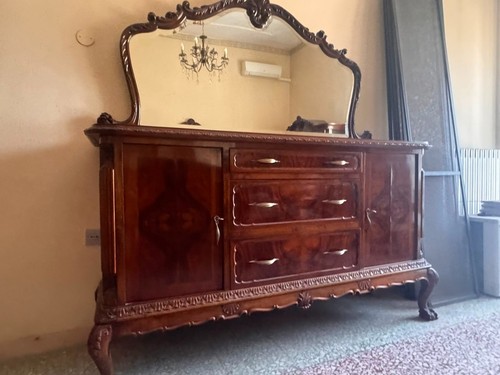 Credenza con specchio legno - specchio, in