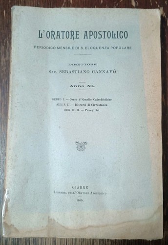 Libro oratore apostolico - libro,