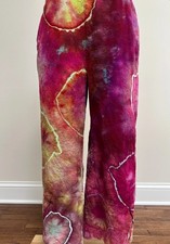 Tuta viola tie-dye S chiusura
