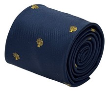 Cravatta Blu Scuro Navy Con