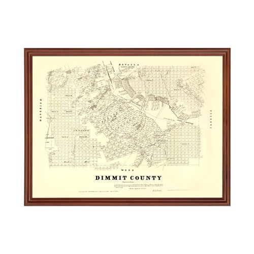 Vecchia mappa della contea - , di