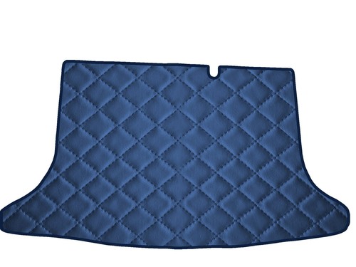Blu scuro ecopelle trapuntata - scuro,