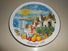 COLLEZIONISMO PIATTO TONDO CATTABRIGA 1997- capodimonte n. 356 - FIORENTINE