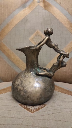 Brocca bronzo con - con, manico