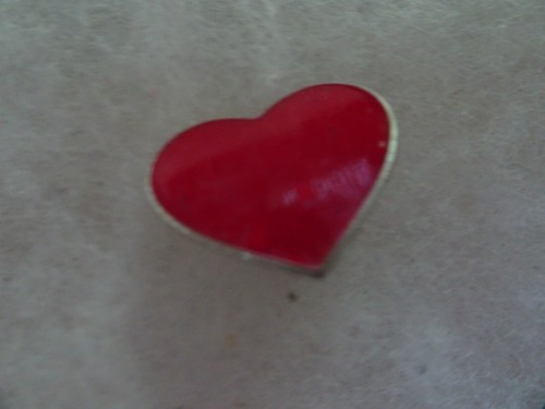 Bottone spilla bavero cuore