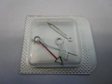 Lancette argento per Rolex GMT 16700,16710,16750,116710,116719 mano rossa cromata