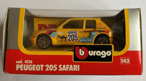 Burago peugeot 205 safari cod - peugeot,