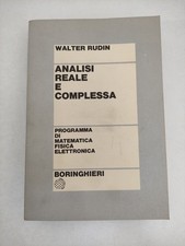Analisi Reale E Complessa Walter Rudin Boringhieri Prima Ristampa 1978-S41