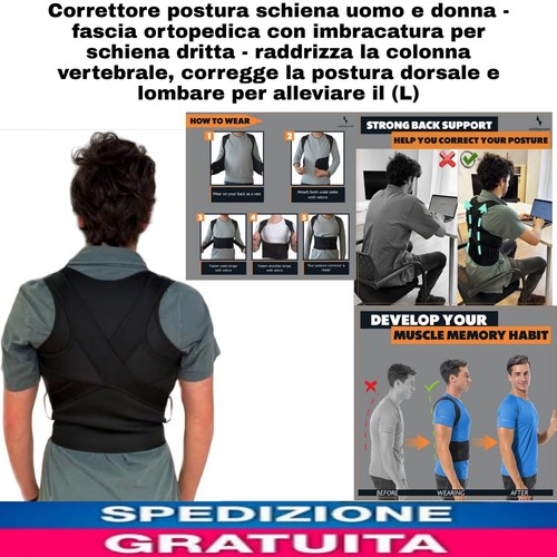 Correttore postura schiena