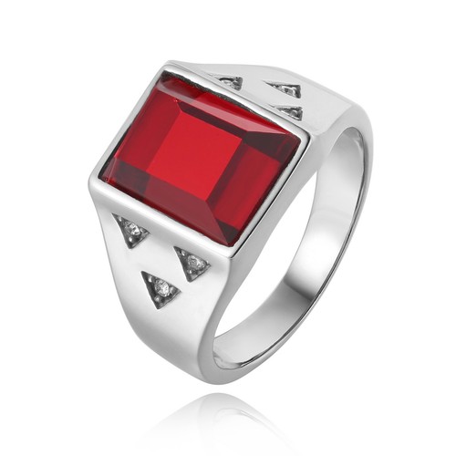 Anello sigillo uomo acciaio - uomo,