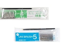 Shofu Dental UNI PUNTE PER SPAZZOLINO N. 4 o 5 Con Manico Spazzola Materiale II Spedizione Gratuita