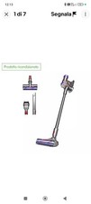 Dyson V12 Detect Slim Absolute Aspirapolvere Senza Filo - Nichel/Giallo...