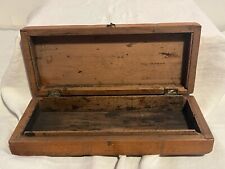 COFANETTO SCATOLA IN LEGNO PENNE STILOGRAFICHE PENNINI NORMOGRAFO EPOCA