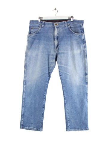 Jeans wrangler regular fit blu - jeans,