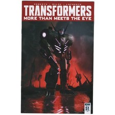 Transformers More Than Meets the Eye 51 RI Rivenditori Variante Incentiva IDW Fumetto
