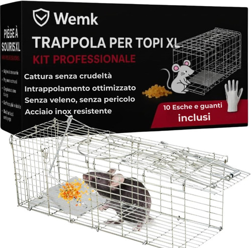 Trappola per topi - per, xl