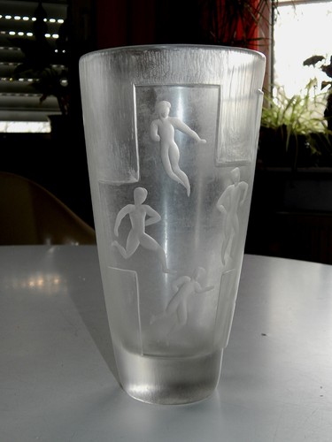 Vaso vetro atleta - vetro, "atleta"