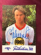 Autografo HANS HOLMQVIST-Fortuna Düsseldorf-NS SVEZIA-Ex-Cesena/YB Berna-AK