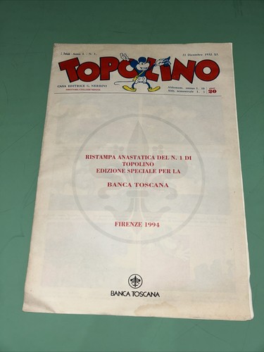 Topolino giornale 1932 copia - topolino, 1