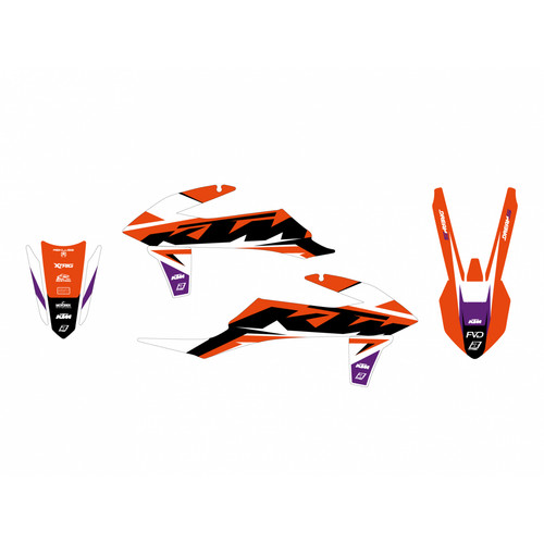 Kit adesivi grafiche ktm - adesivi, exc