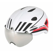 Suomy Vision Casco Bici Ciclismo Bici Adulto Bianco Rosso