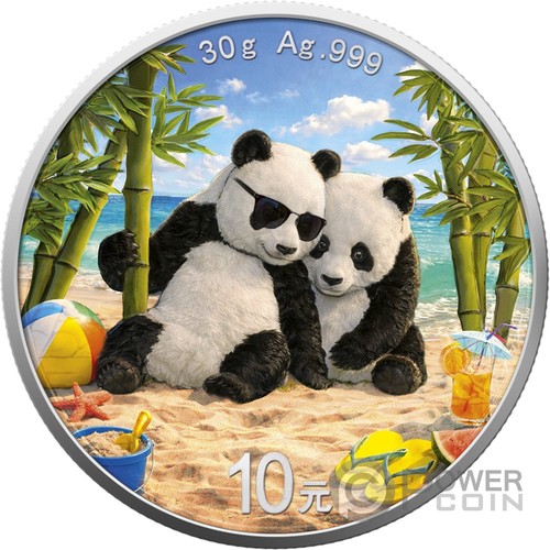 Panda summer four seasons - panda,