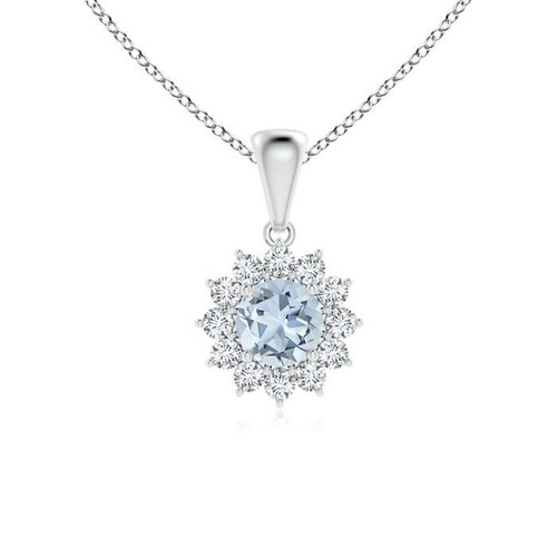 Collana con ciondolo fiore