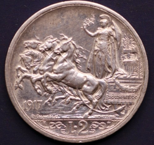 Italia lire 1917 r - italia, 2