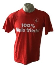 T-shirt Mulo Triestin Maglia Rossa football americano Cotone Jersey Taglia L