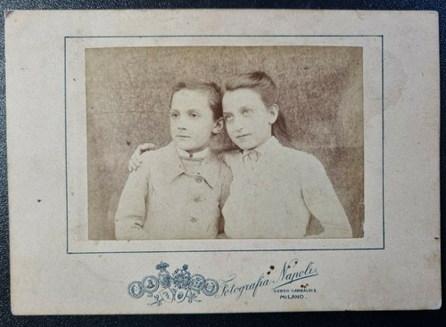Fotografia antica cartonata