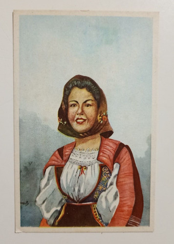 7955 cartolina costumi sardi - 7955,