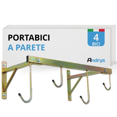 Andrys porta bici muro posti - andrys,