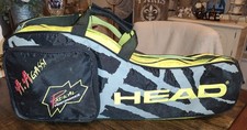 Borsa per racchetta da tennis multipla Head Andre Agassi Radical Performance nera gialla