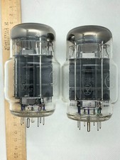 2x TRIODO HI-FI URSS VINTAGE 6S18S (6C18C, 6S33S) NUOVO NOS OTK ABBINATO ANNO 1967