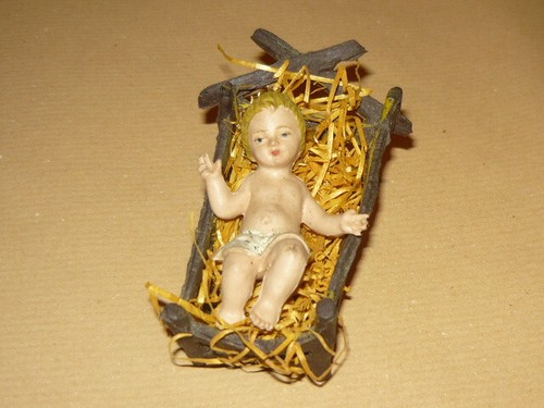 Statuina del presepe bambino - statuina,