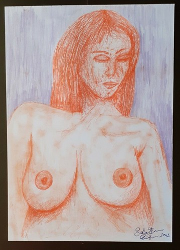 Quadri disegno donna nuda nudo - nuda,